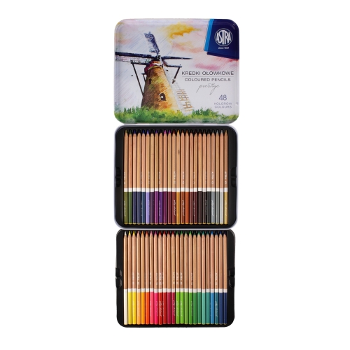 Kredki ołówkowe 48kol Prestige Astra 312121003