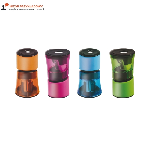 Temperówka podwójna plastikowa pojemnik Tetis KV400-M