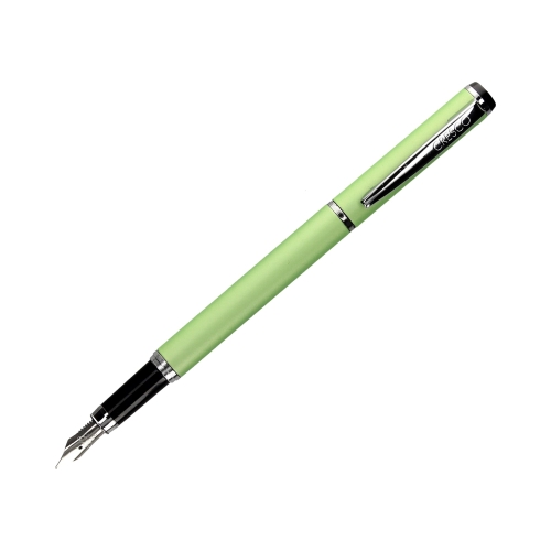 Komplet pióro wieczne + długopis seledynowy etui Winner Pastel 880055