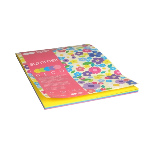 Blok A5/20 5kol 170g Happy Color Deco Summer