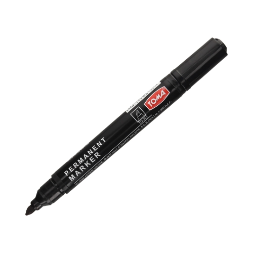 Marker permanentny czarny ścięty Toma TO201