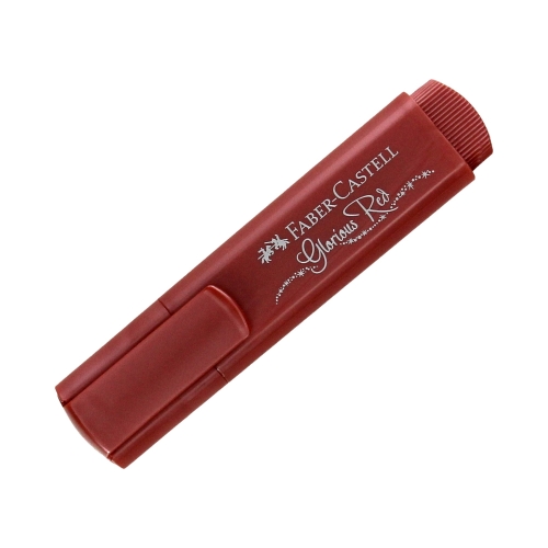 Zakreślacz czerwony metalik Faber Castell FC154673