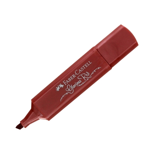 Zakreślacz czerwony metalik Faber Castell FC154673