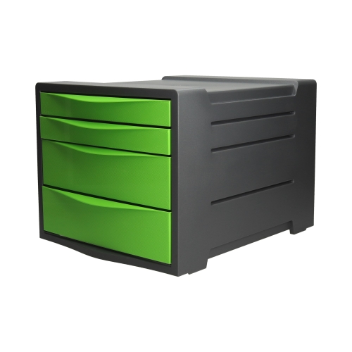 Pojemnik dokumenty 4szuflady zielony Vivida Esselte