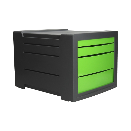 Pojemnik dokumenty 4szuflady zielony Vivida Esselte