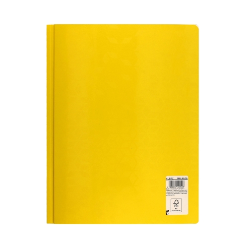 Skoroszyt kartonowy A4 żółty WOW Leitz