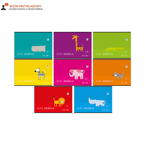 Blok rysunkowy A4/20 biały 120g B&B Kids