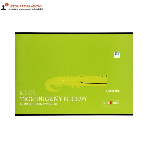 Blok techniczny A4/10 barwiony B&B Interdruk