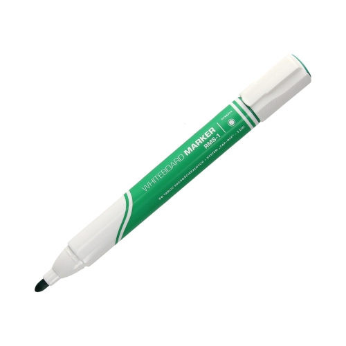 Marker tablic suchościeralnych zielony okrągły Rystor New RMS1