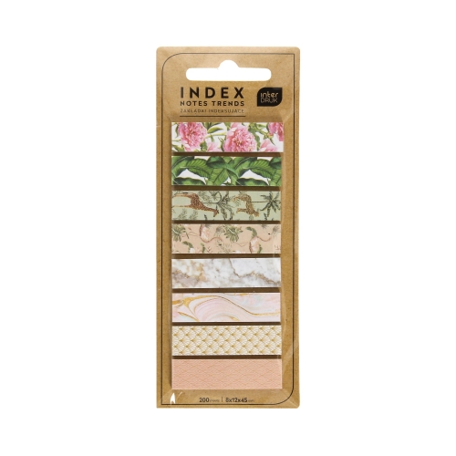 Zakładki indeksujące 12x45/25 8kol Trends Interdruk