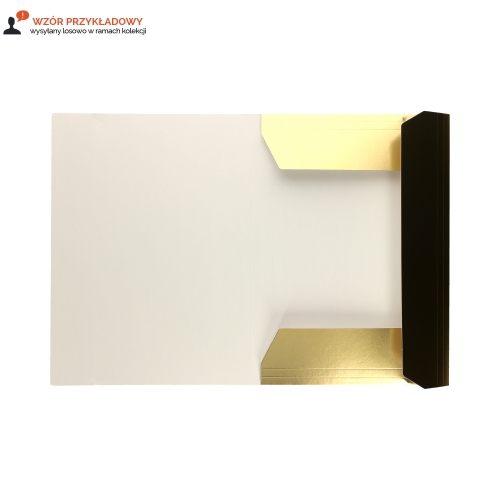 Teczka gumka A4+ Satind Gold 1 Interdruk