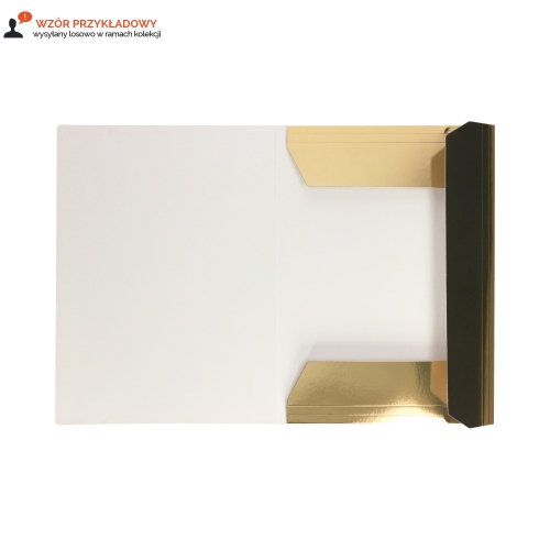 Teczka gumka A4+ metallic Gold mix/2 Interdruk
