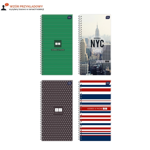 Skorowidz 2/3 A4 spirala Interdruk