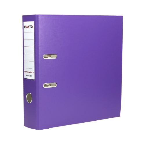 Segregator A4/75 fioletowy Atakto