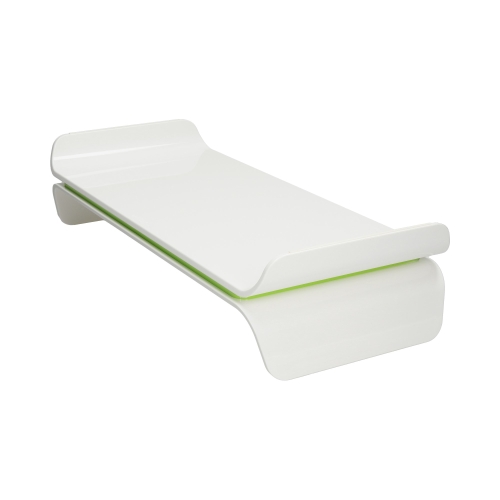 Podstawa pod monitor biało-zielona WOW Leitz