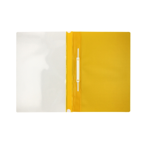 Skoroszyt sztywny A4/PCV żółty metalowa zawieszka - 20szt.