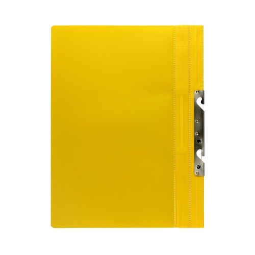 Skoroszyt sztywny A4/PCV żółty metalowa zawieszka - 20szt.