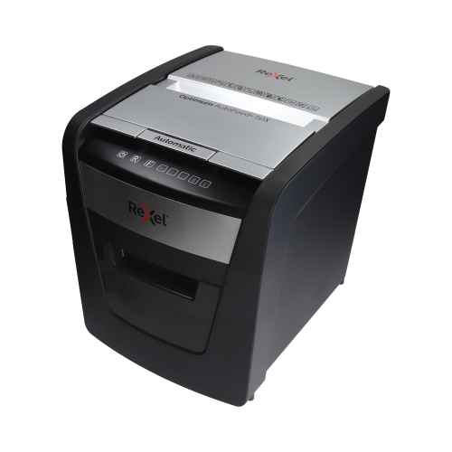 Niszczarka 50k 4x28mm Rexel Optimum AutoFeed+50X