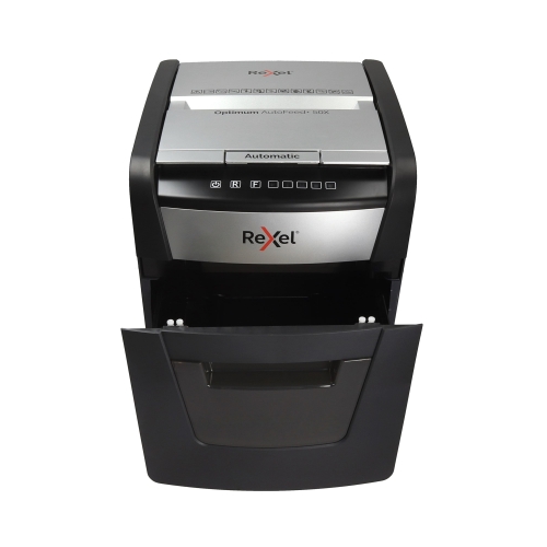 Niszczarka 50k 4x28mm Rexel Optimum AutoFeed+50X