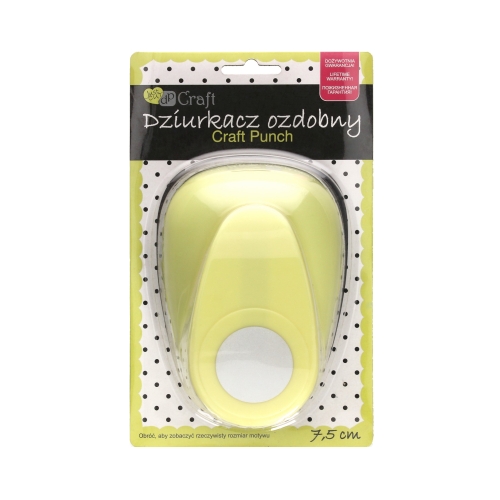 Dziurkacz ozdobny 7.5cm Koło