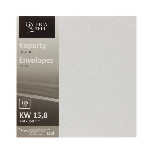 Koperty 158x158 diamentowa biel Millenium 120g (10)