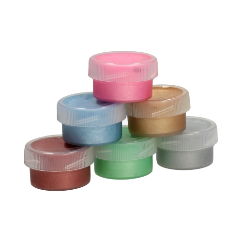 Farby dekoracyjne 6kol 10ml perlowe