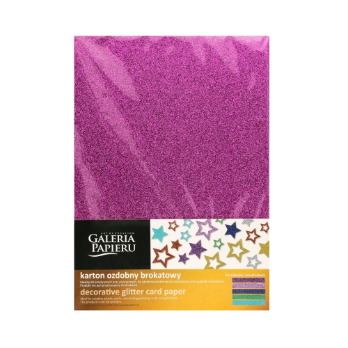 Karton A4 brokat mix kolorów 210g Argo (5)