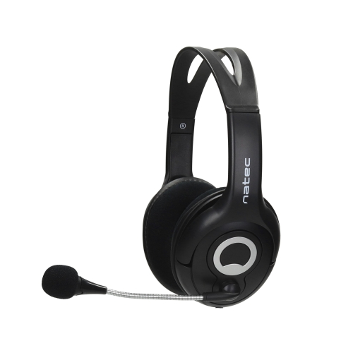 Słuchawki przewodowe nauszne z mikrofonem Natec Bear 2 NSL-1178