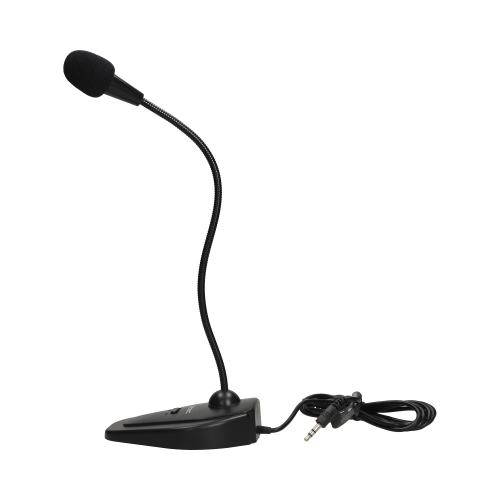 Mikrofon biurkowy czarny Natec Giraffe 2