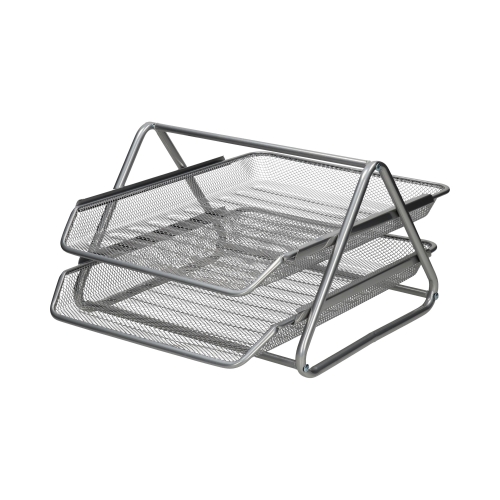 Półka na dokumenty A4 srebrna Profice P241