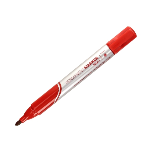 Marker permanentny 2.0-3.0mm czerwony okrągły Rystor New RMP1