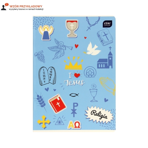 Zeszyt A5/32 kratka religia Interdruk