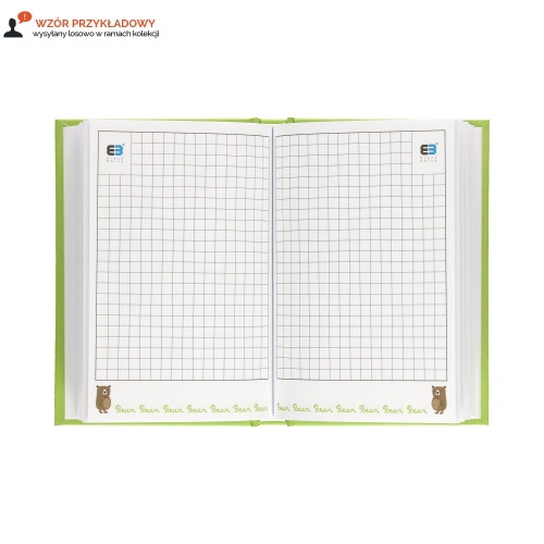 Brulion A6/96 kratka poddruk B&BKids pastel Interduk