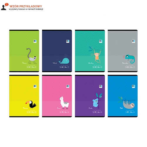 Zeszyt A5/32 linia szeroka B&B/Kids/Tropic Interdruk