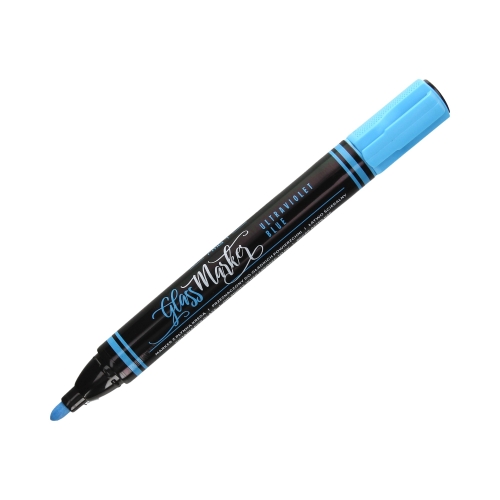 Marker szkło 1.5-3.0mm niebieski okrągły RystorNew RMG1