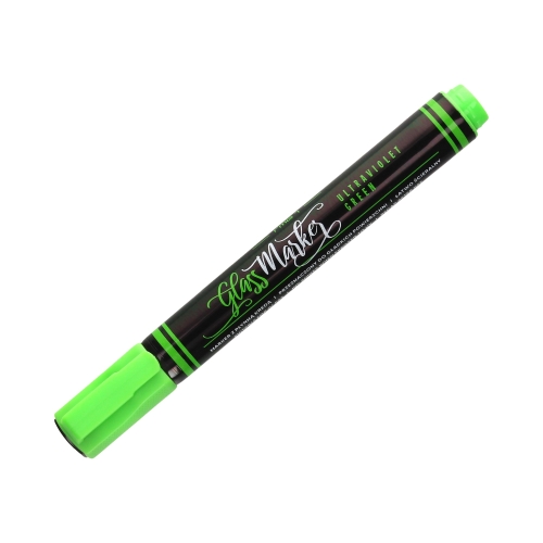 Marker szkło 1.5-3.0mm zielony okrągły RystorNew RMG1