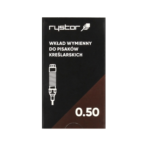 Wkład rapidograf 0.5 Super Professional Rystor New