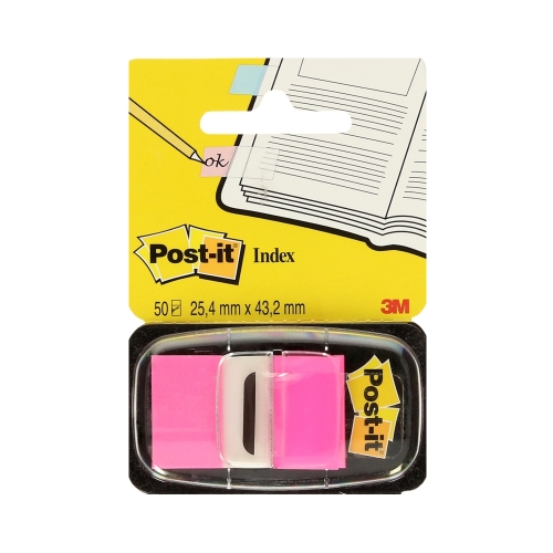 Zakładki indeksujące 25x43/50 różowe P-it