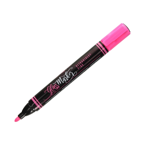 Marker szkło 1.5-3.0mm różowy okrągły RystorNew RMG1