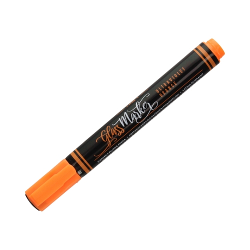 Marker szkło 1.5-3.0mm pomarańczowy okrągły RystorNew RMG1