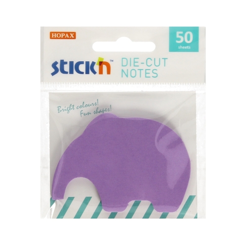 Karteczki samoprzylepne 70x70/50 słoń StickN