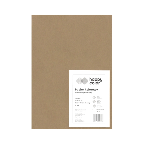 Karton kolor A4 brązowy Yoy Happy Color (25)