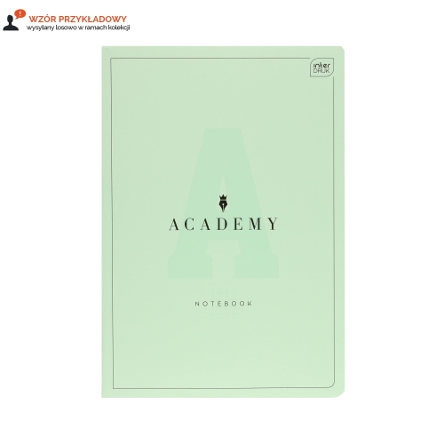 Zeszyt A4/60 kratka Academy pastel Interdruk 90g