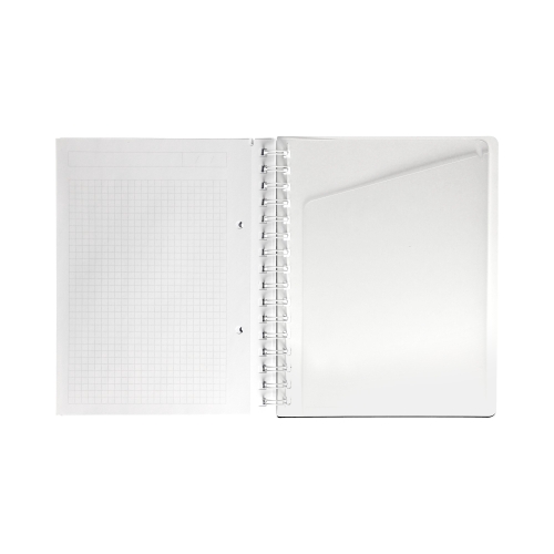 Kołonotatnik A5/80 kratka czarny NewWOW Leitz