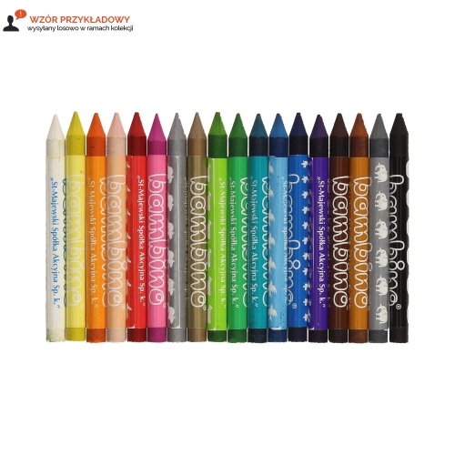 Kredki woskowe 18kol pud Bambino 20080