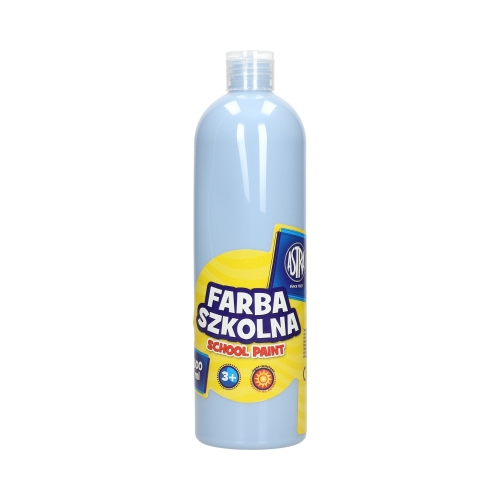 Farba szkolna błękitna 500ml Astra