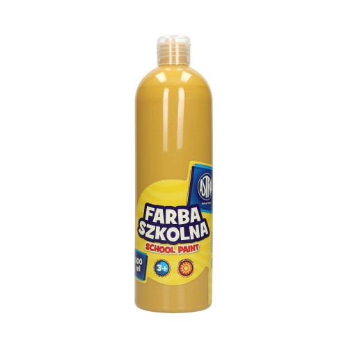 Farba szkolna jasnobrązowa 500ml Astra