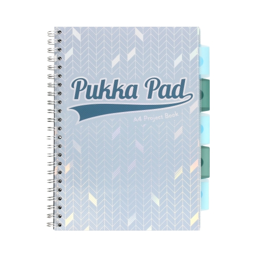 Kołozeszyt A4/200str kratka jasnoniebieski Glee  Pukka