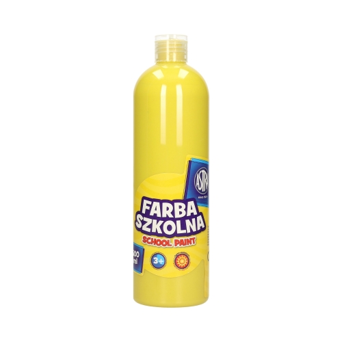Farba szkolna żółta 500ml Astra