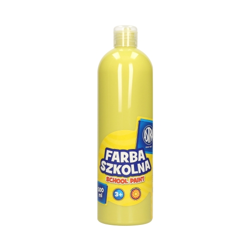 Farba szkolna cytryna 500ml Astra